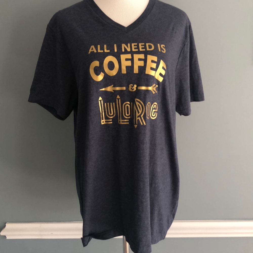 Lularoe & coffee tee